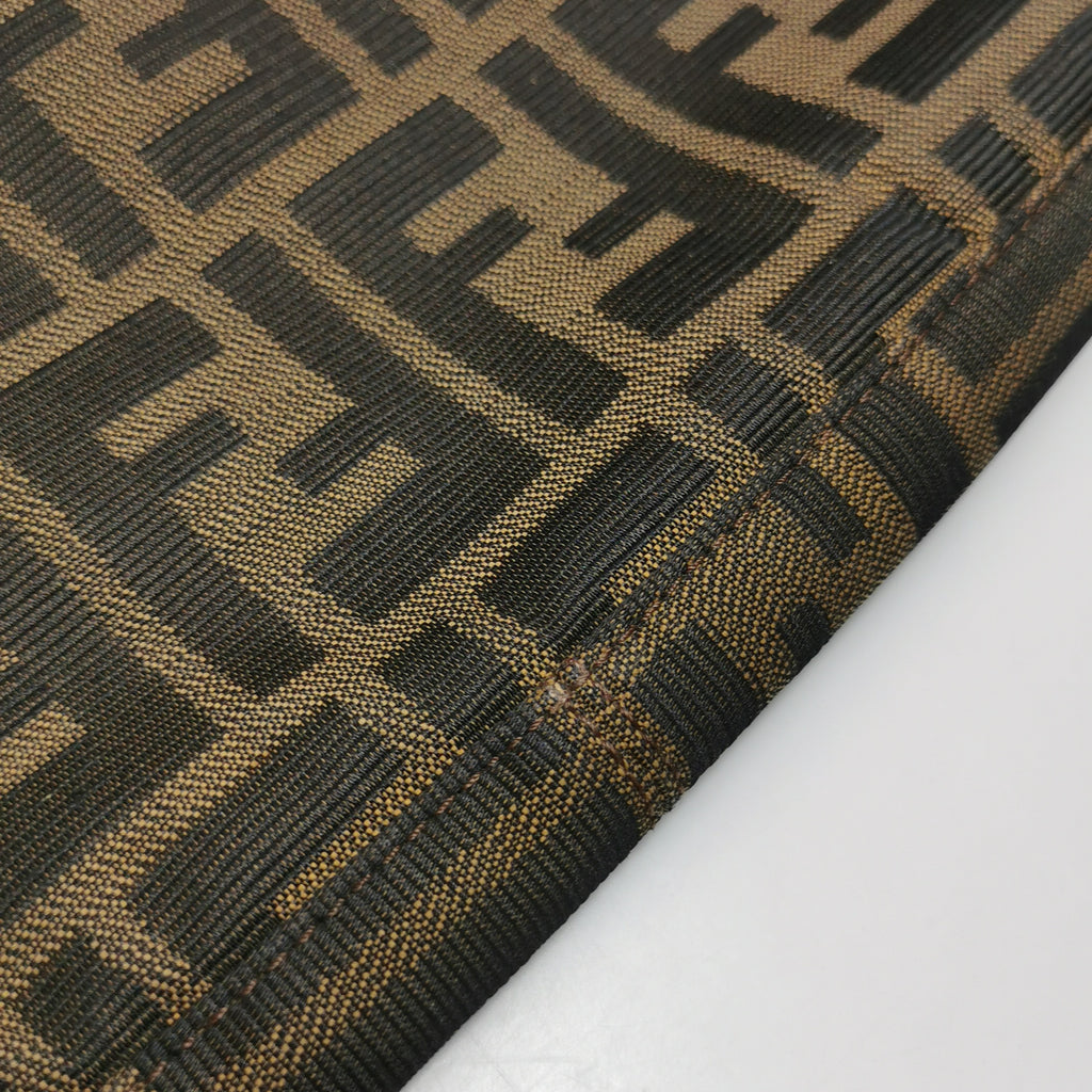 Fendi Zucca Canvas Shoulder Bag