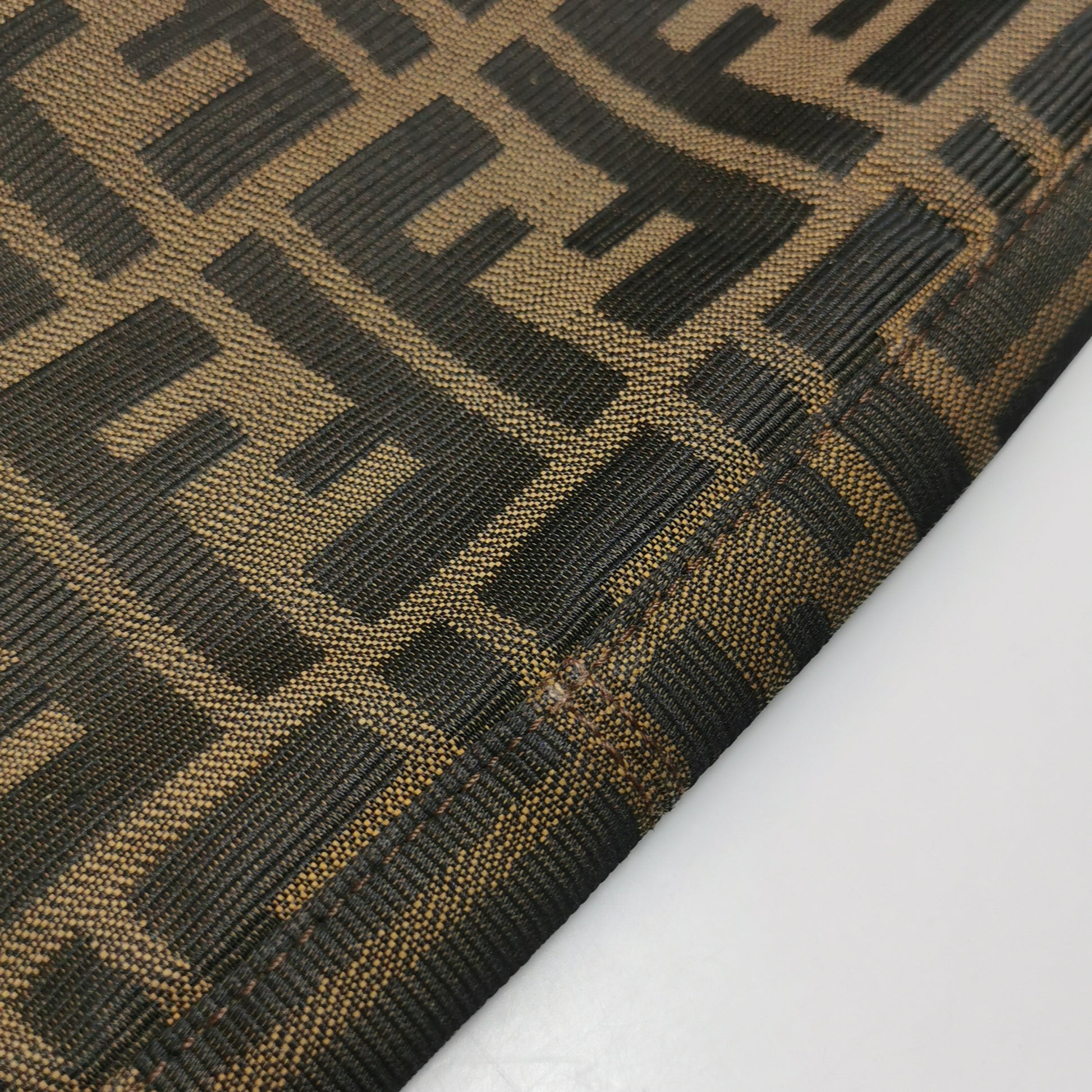 Fendi Zucca Canvas Shoulder Bag