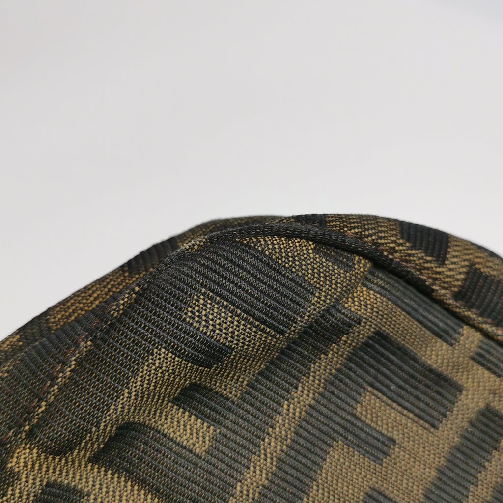 Fendi Zucca Canvas Shoulder Bag