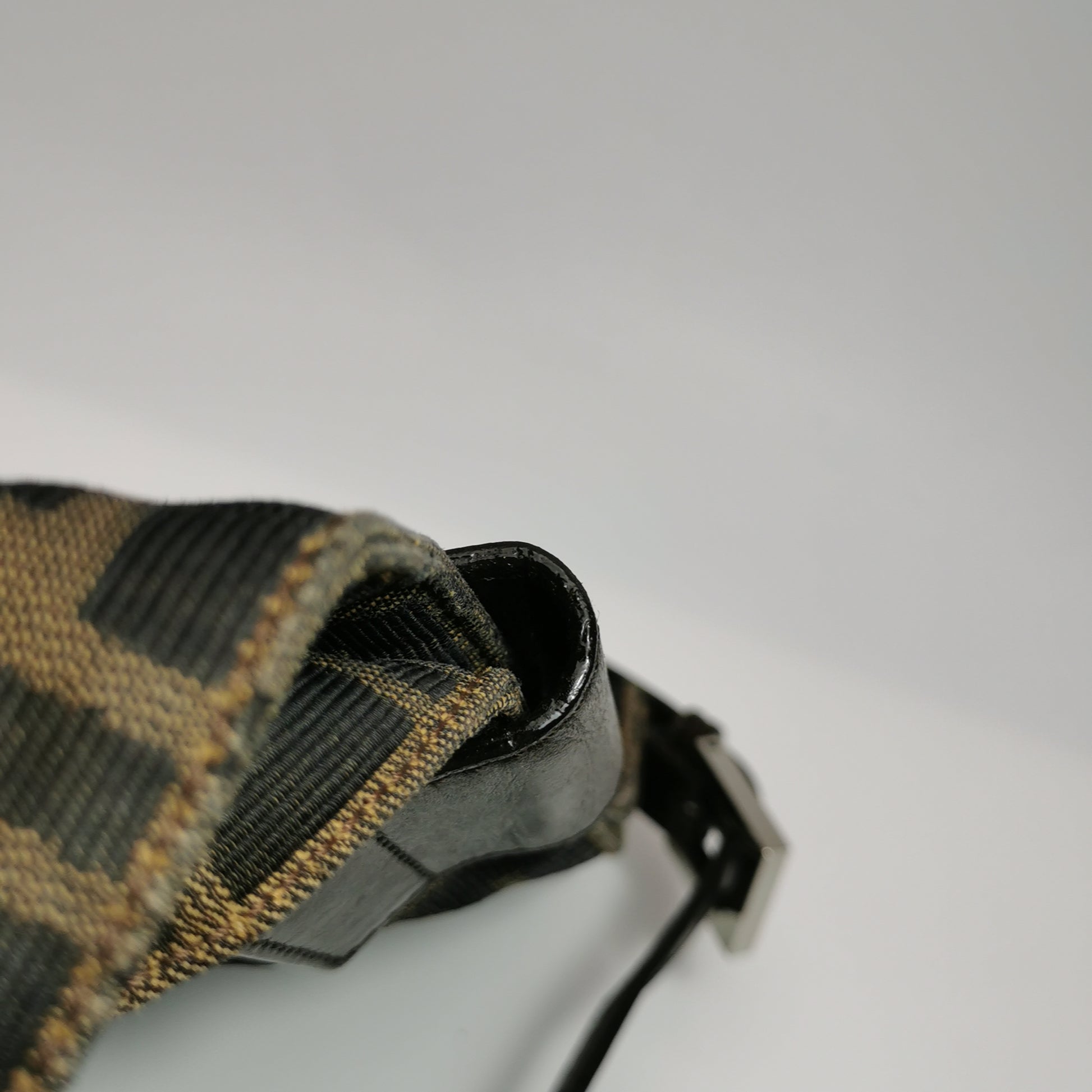 Fendi Zucca Canvas Shoulder Bag