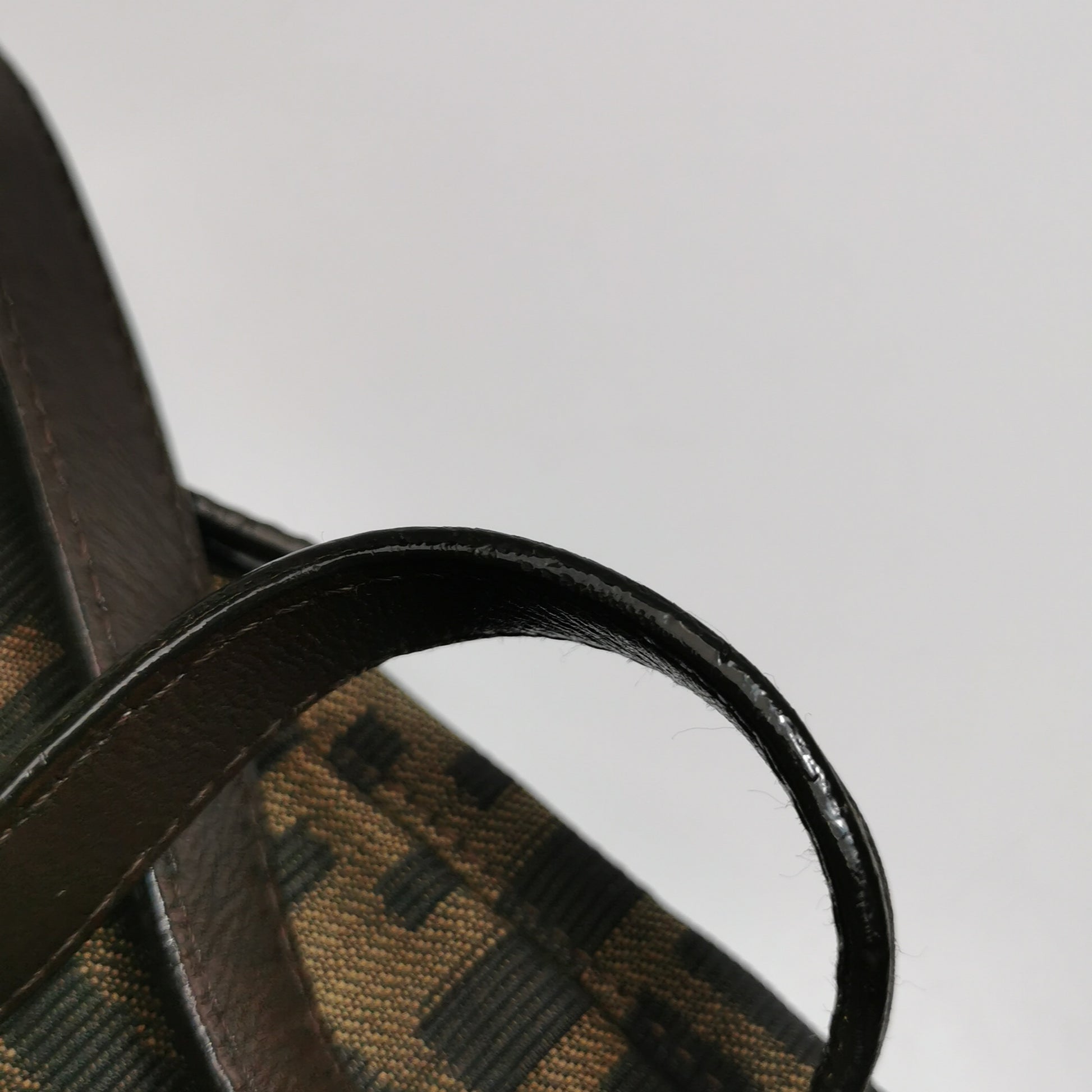 Fendi Zucca Canvas Shoulder Bag