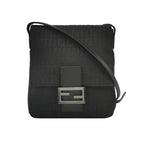 Fendi Zucchino Crossbody Black