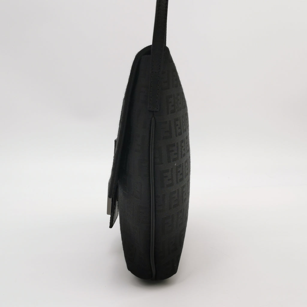 Fendi Zucchino Crossbody Black