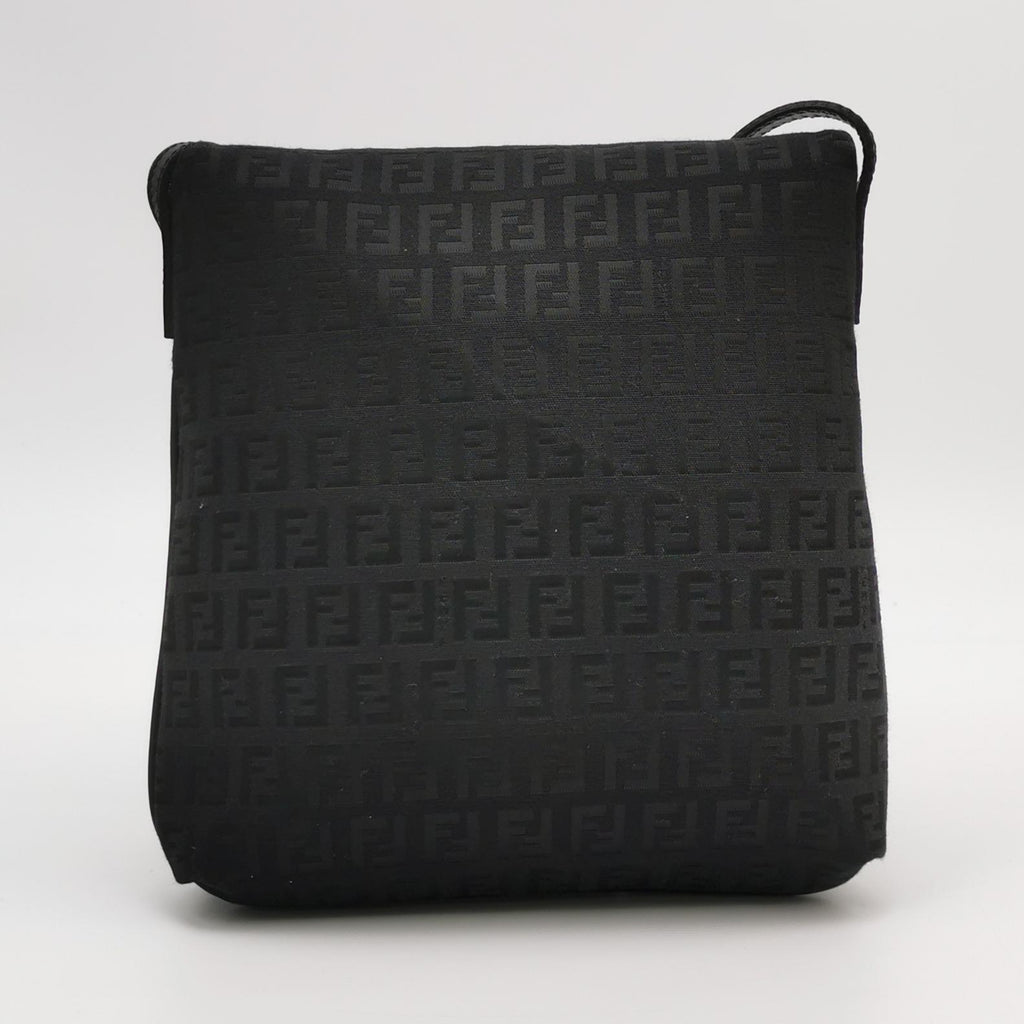 Fendi Zucchino Crossbody Black
