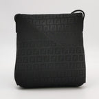 Fendi Zucchino Crossbody Black