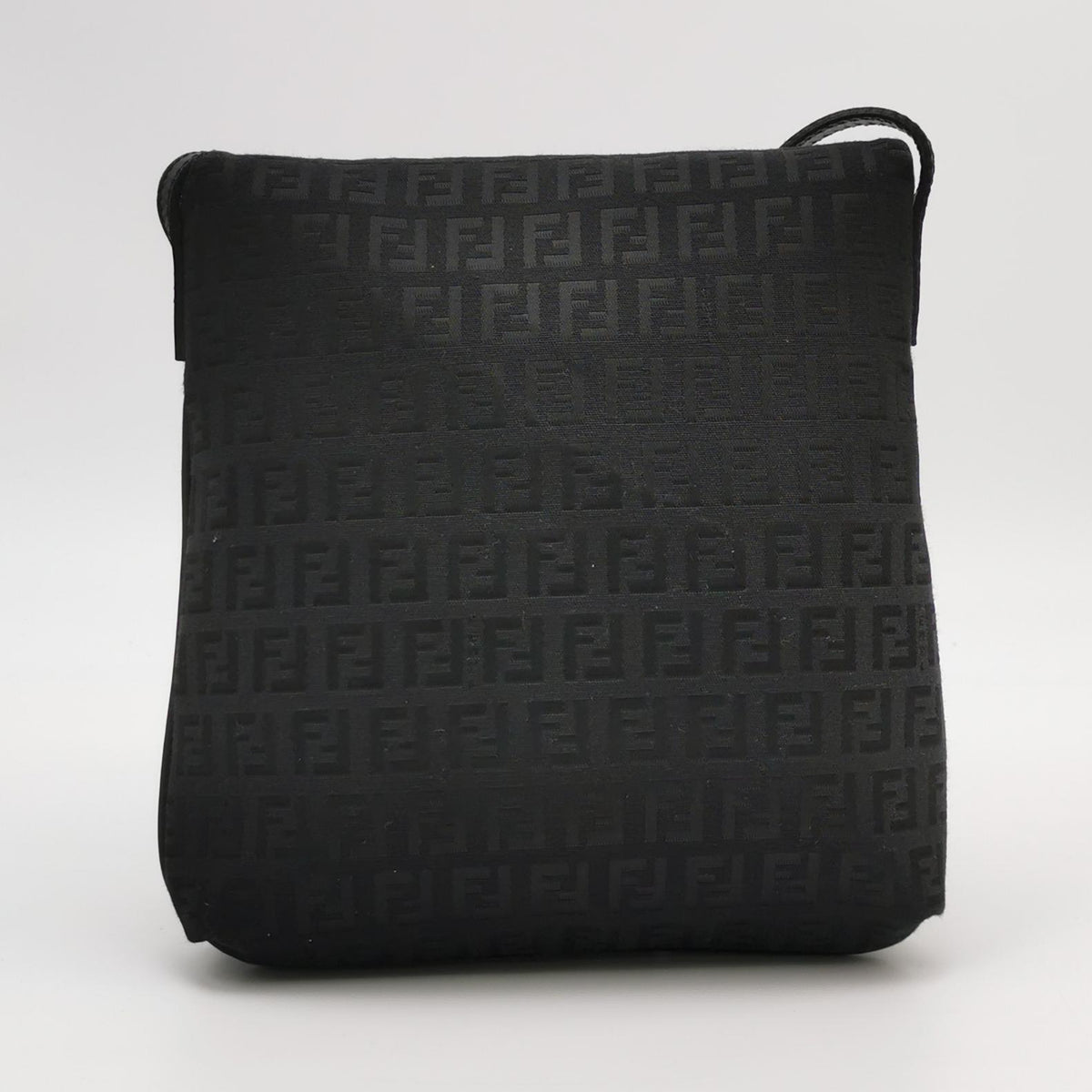 Fendi Zucchino Crossbody Black