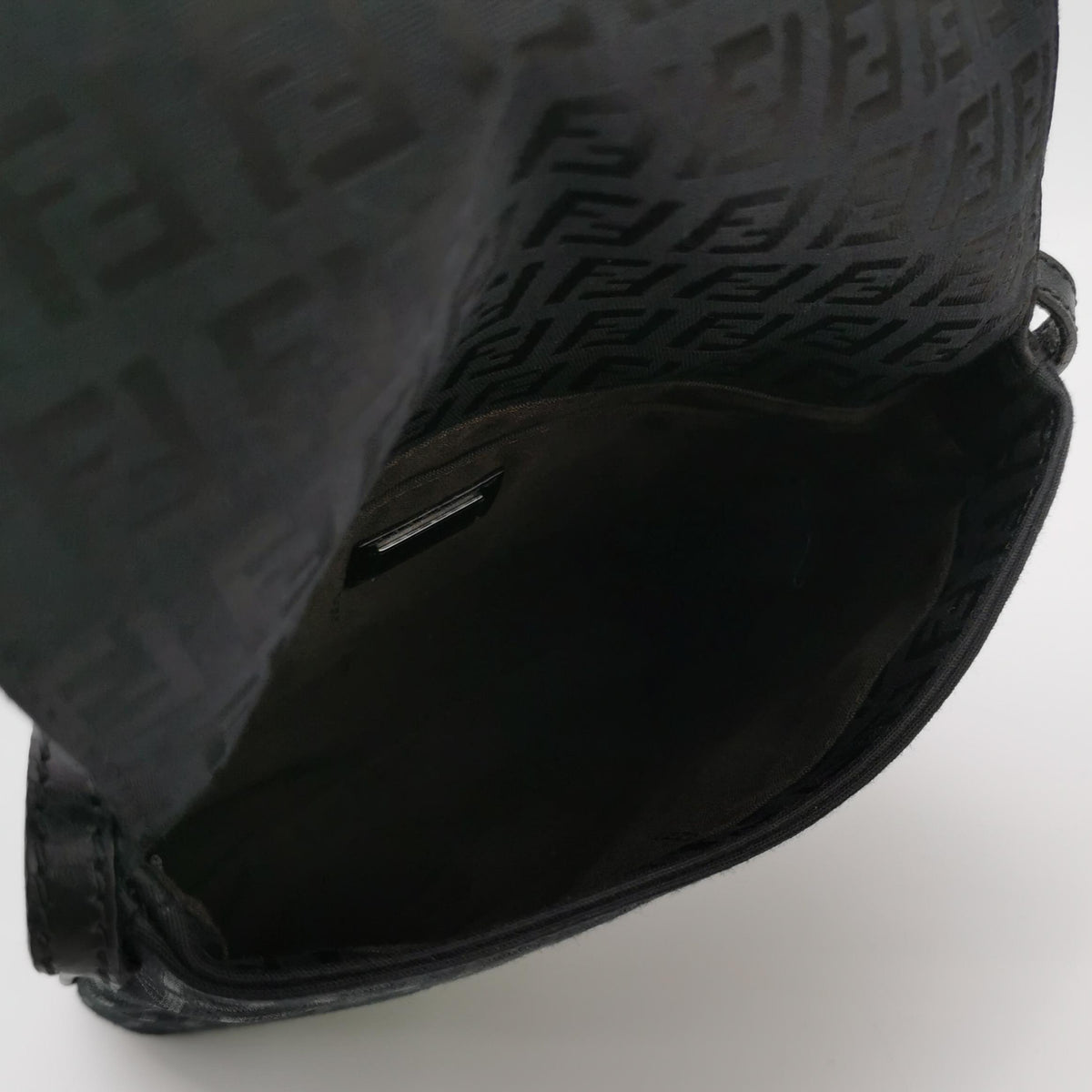 Fendi Zucchino Crossbody Black