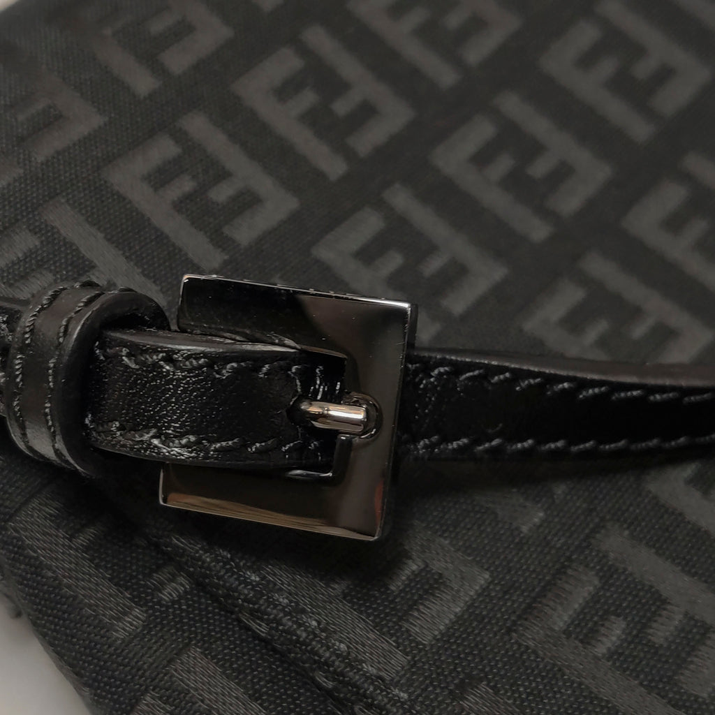 Fendi Zucchino Crossbody Black