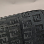 Fendi Zucchino Crossbody Black