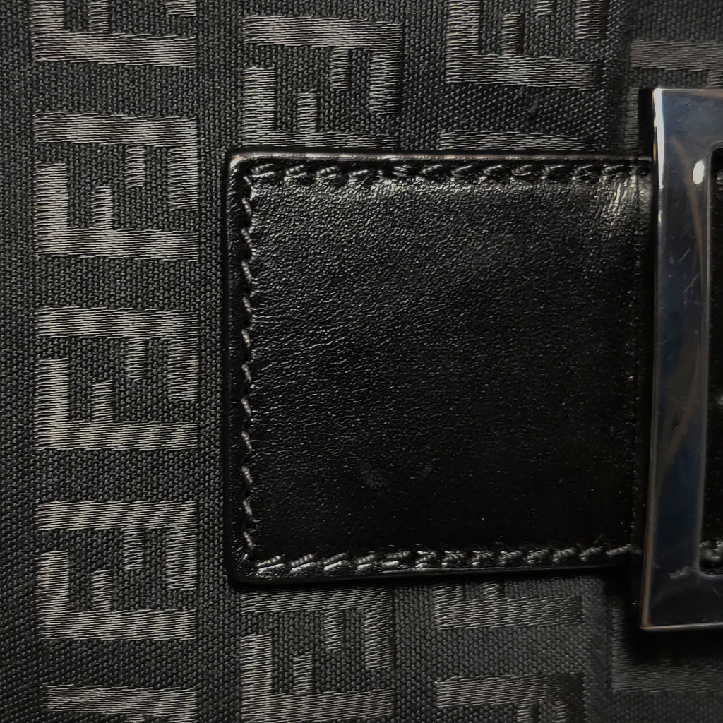 Fendi Zucchino Crossbody Black