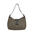 Fendi Zucchino Baguette Hobo Brown
