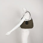 Fendi Zucchino Baguette Hobo Brown
