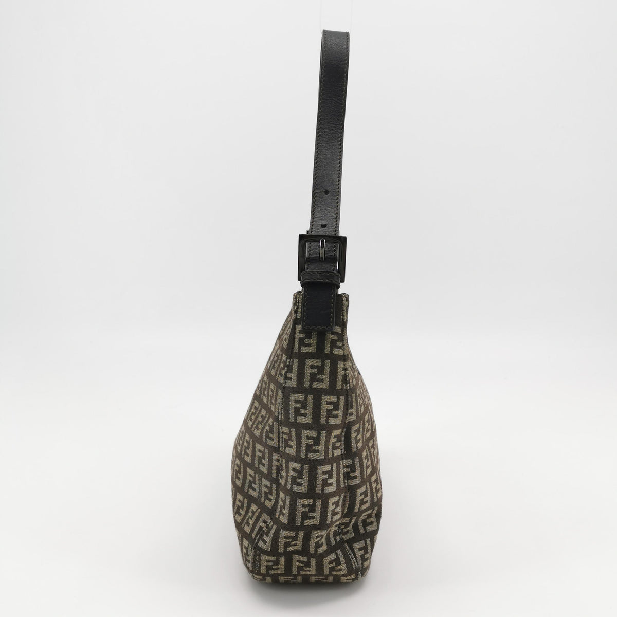 Fendi Zucchino Baguette Hobo Brown