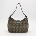 Fendi Zucchino Baguette Hobo Brown