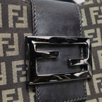 Fendi Zucchino Baguette Hobo Brown