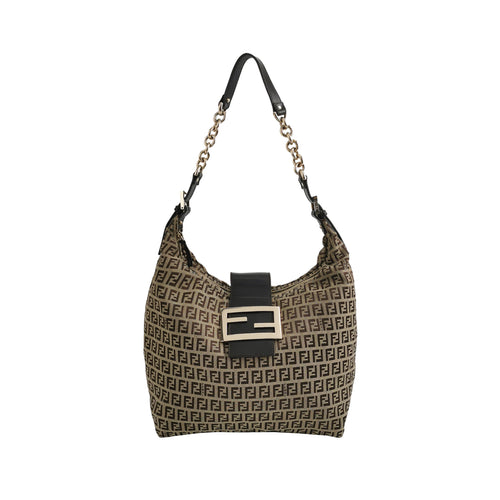 Fendi Zucchino Canvas Forever Hobo
