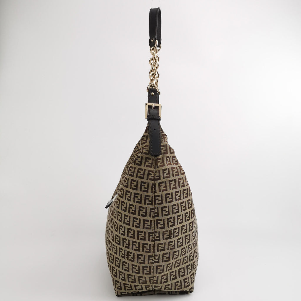 Fendi Zucchino Canvas Forever Hobo