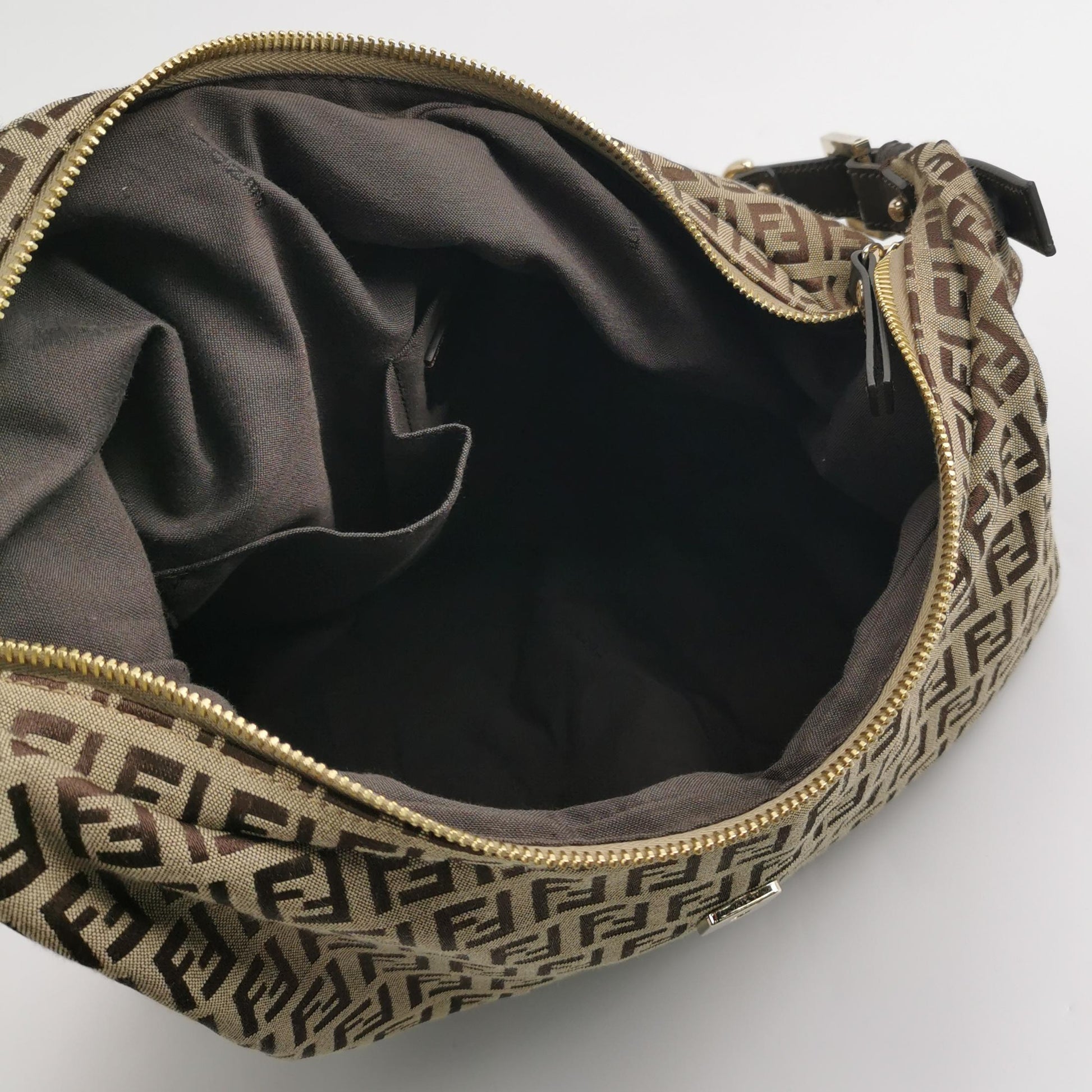 Fendi Zucchino Canvas Forever Hobo