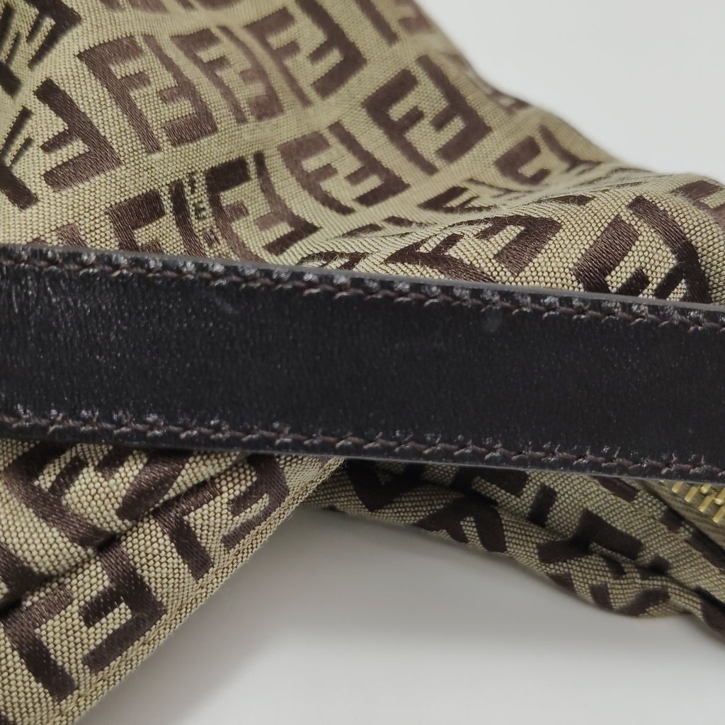Fendi Zucchino Canvas Forever Hobo