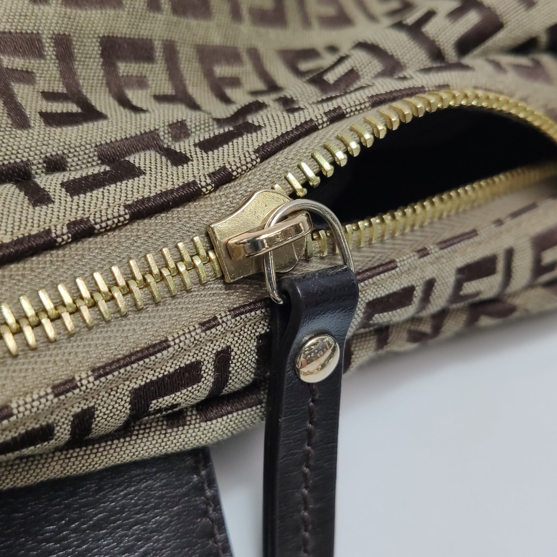 Fendi Zucchino Canvas Forever Hobo