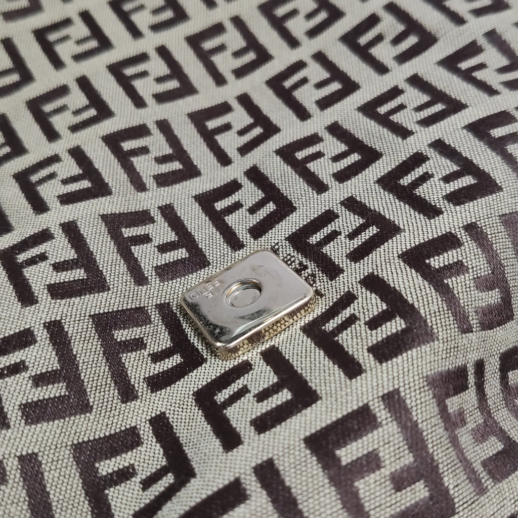 Fendi Zucchino Canvas Forever Hobo