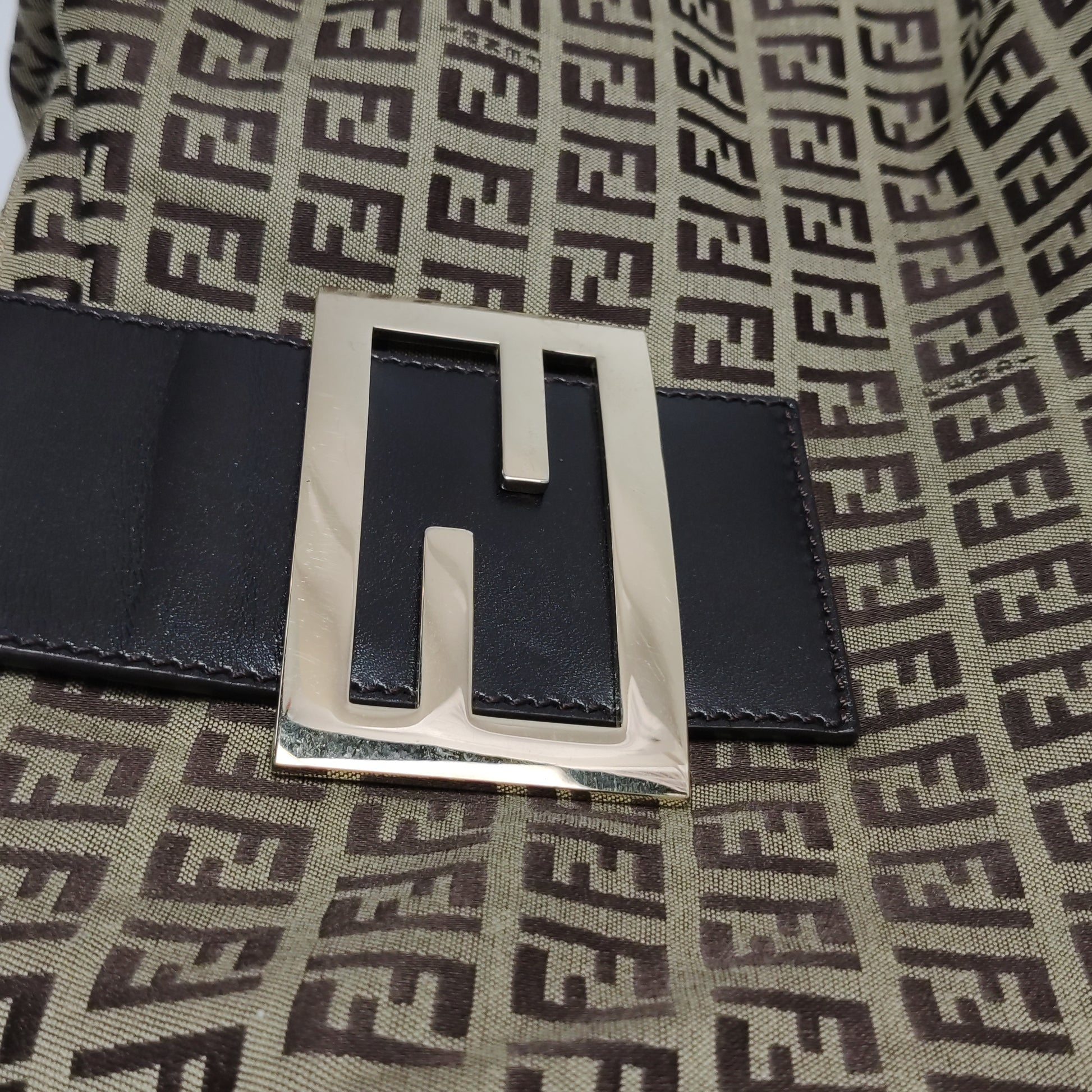 Fendi Zucchino Canvas Forever Hobo