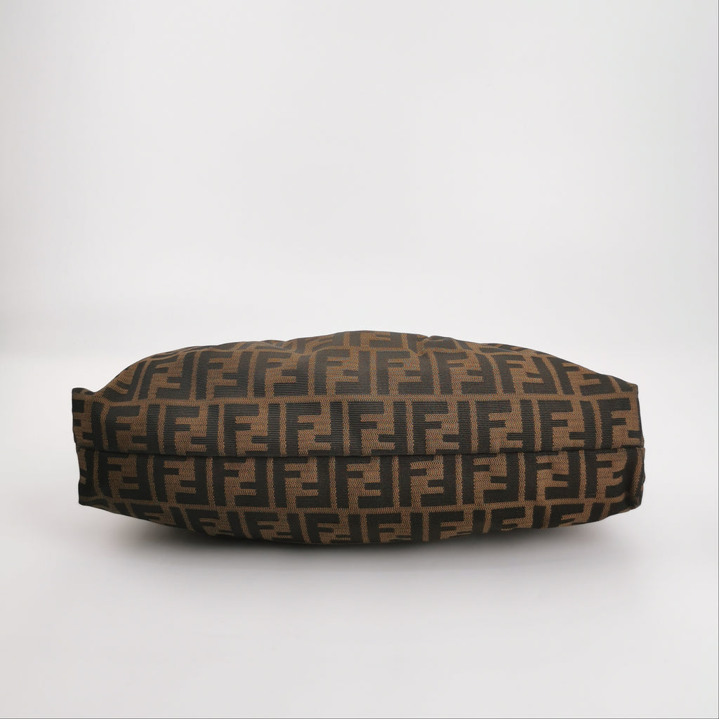 Fendi Zucca Chef Canvas Shoulder Bag