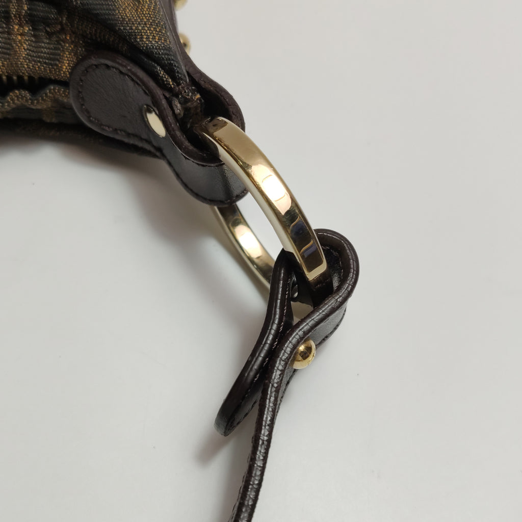 Fendi Zucca Chef Canvas Shoulder Bag