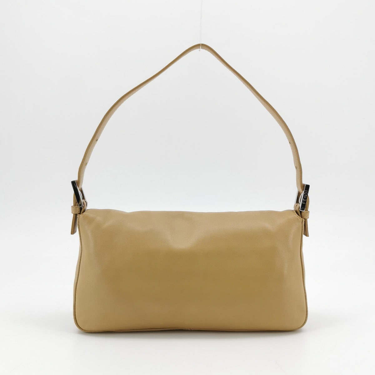 Fendi Smooth Leather Baguette Beige