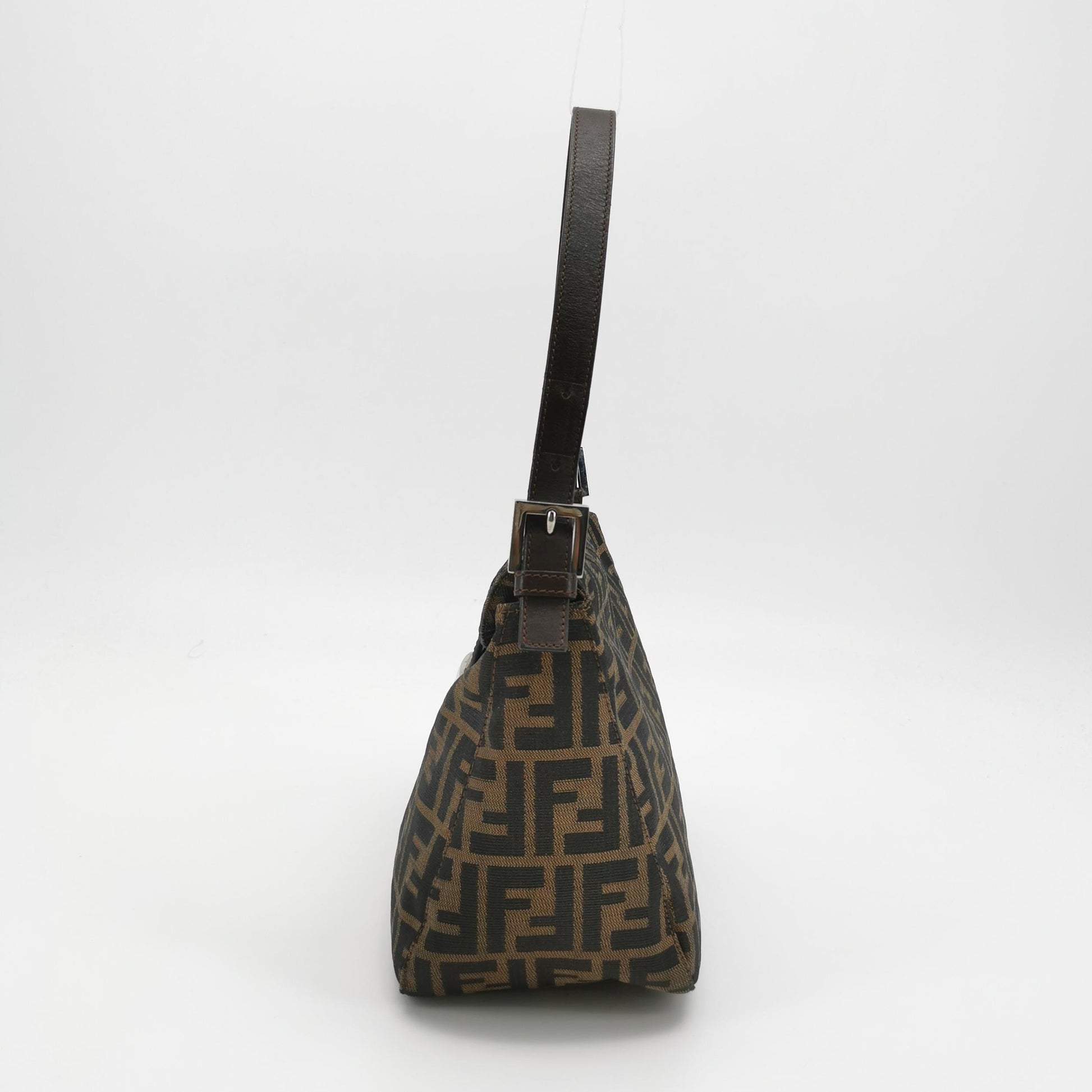 Fendi Zucca Double Flap Shoulder Bag 7456