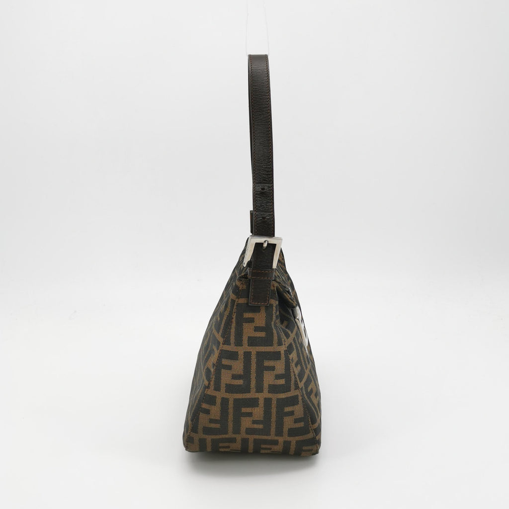 Fendi Zucca Double Flap Shoulder Bag 7456