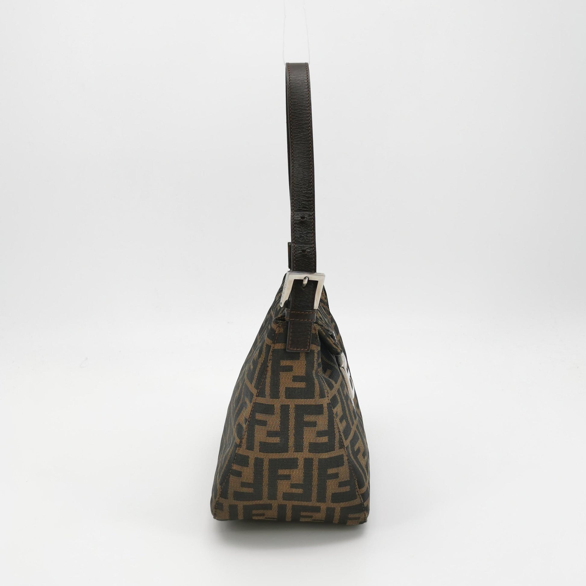 Fendi Zucca Double Flap Shoulder Bag 7456