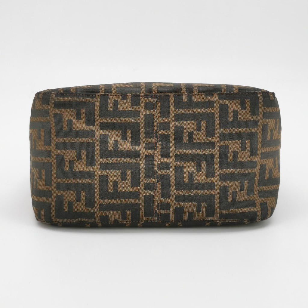Fendi Zucca Double Flap Shoulder Bag 7456