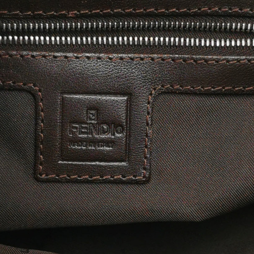 Fendi Zucca Double Flap Shoulder Bag 7456