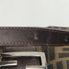 Fendi Zucca Double Flap Shoulder Bag 7456