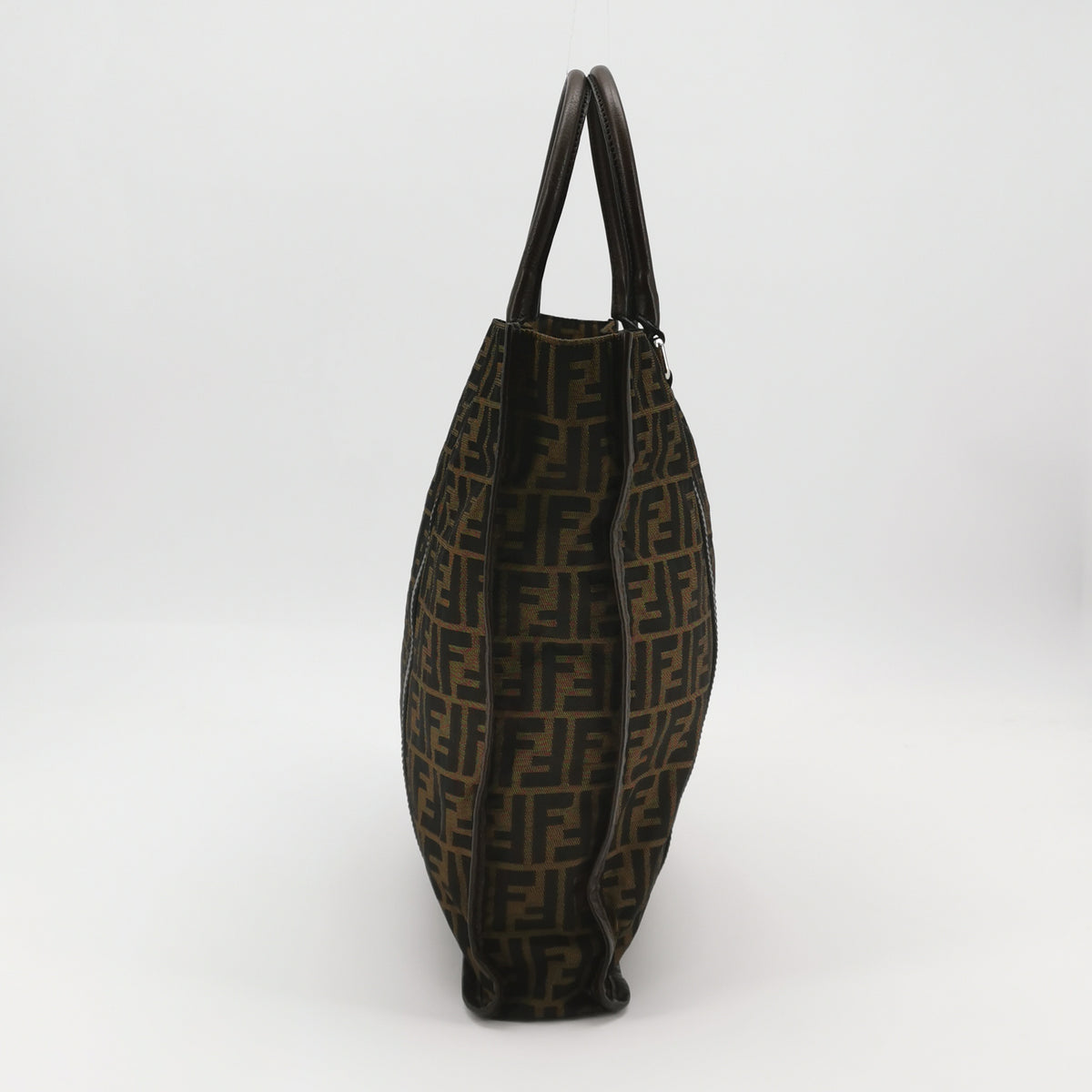 Fendi Zucca Canvas Vertical Shopping Tote