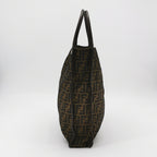 Fendi Zucca Canvas Vertical Shopping Tote