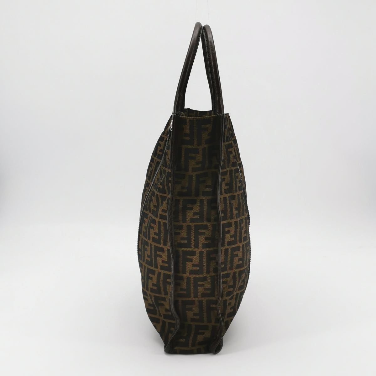 Fendi Zucca Canvas Vertical Shopping Tote