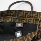 Fendi Zucca Canvas Vertical Shopping Tote