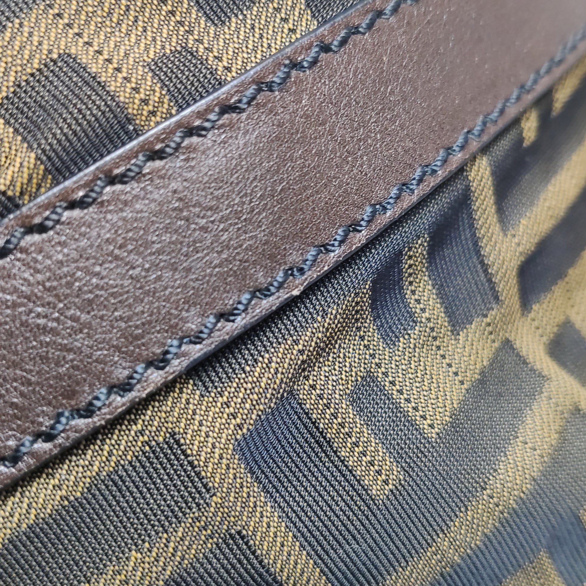 Fendi Zucca Canvas Vertical Shopping Tote
