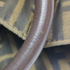 Fendi Zucca Canvas Vertical Shopping Tote