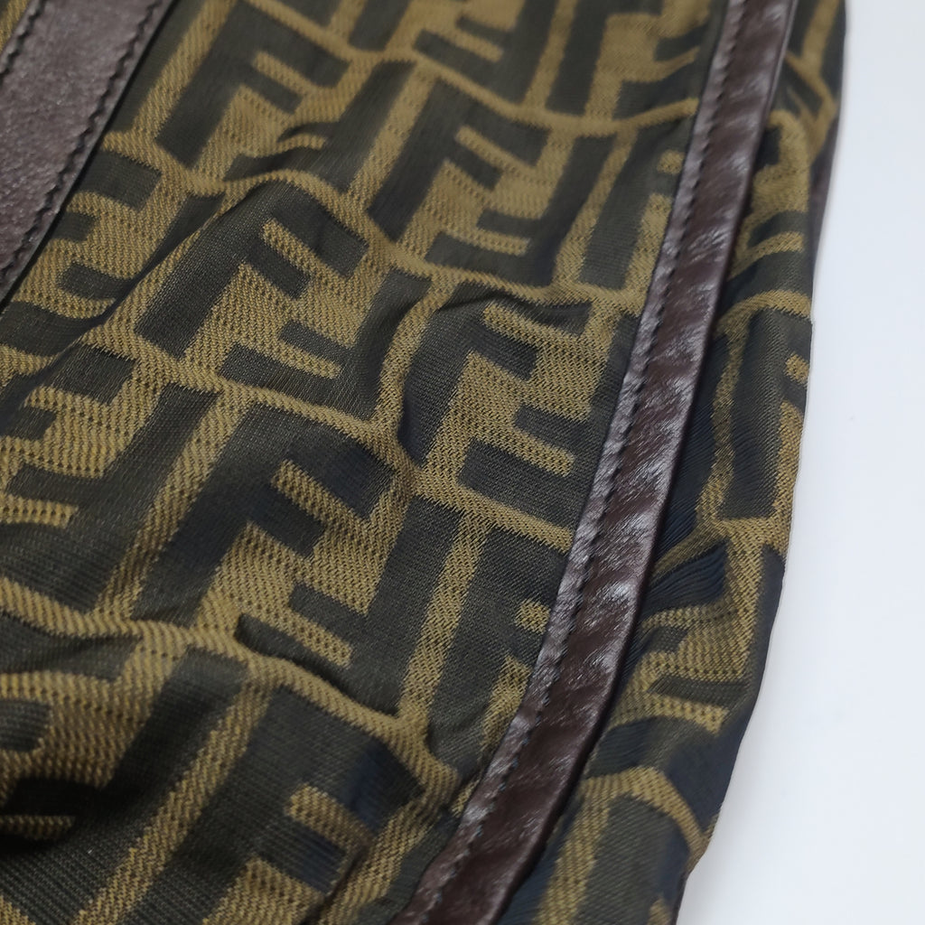 Fendi Zucca Canvas Vertical Shopping Tote