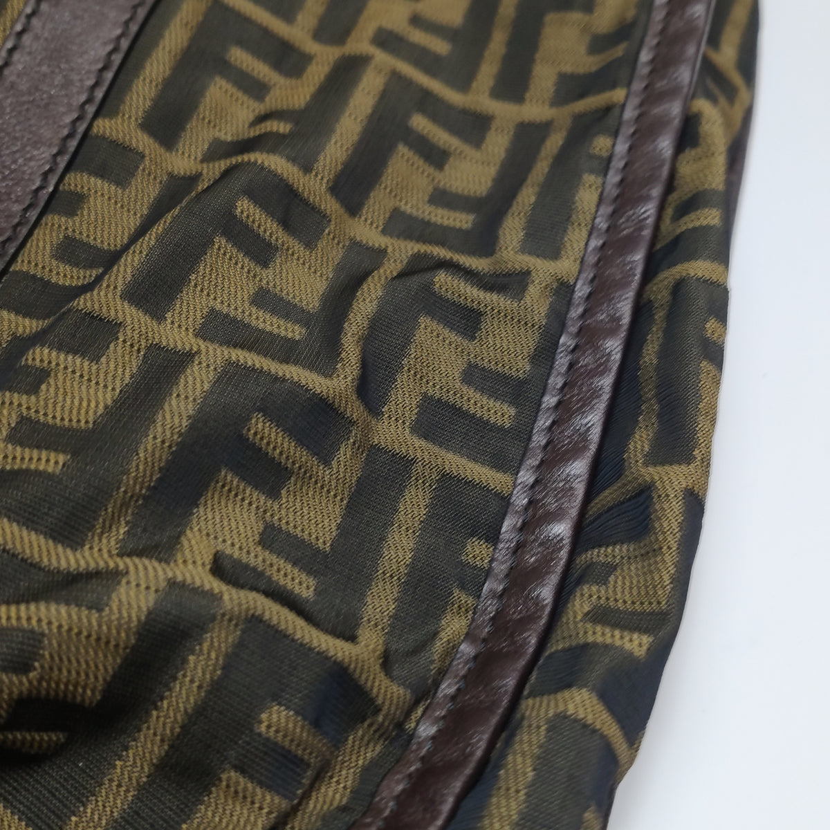 Fendi Zucca Canvas Vertical Shopping Tote