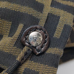 Fendi Zucca Canvas Vertical Shopping Tote