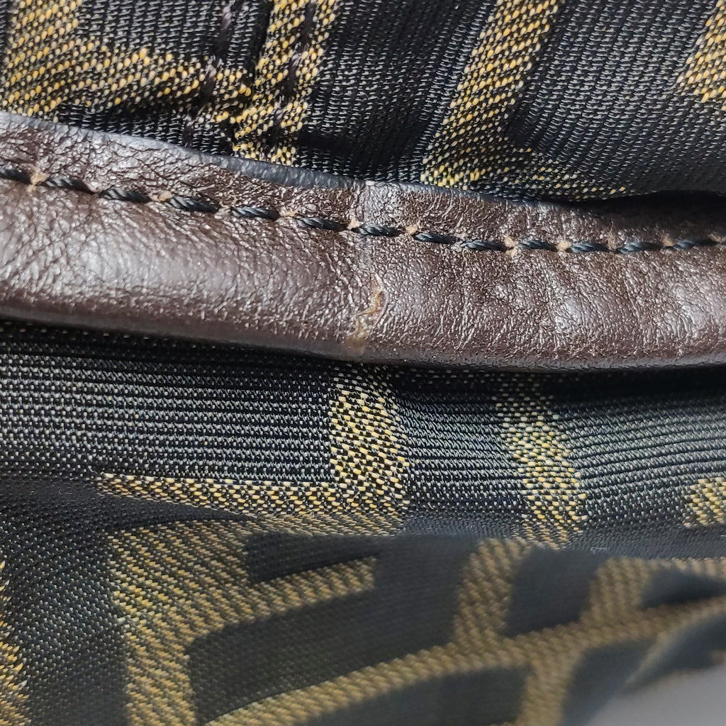 Fendi Zucca Canvas Vertical Shopping Tote
