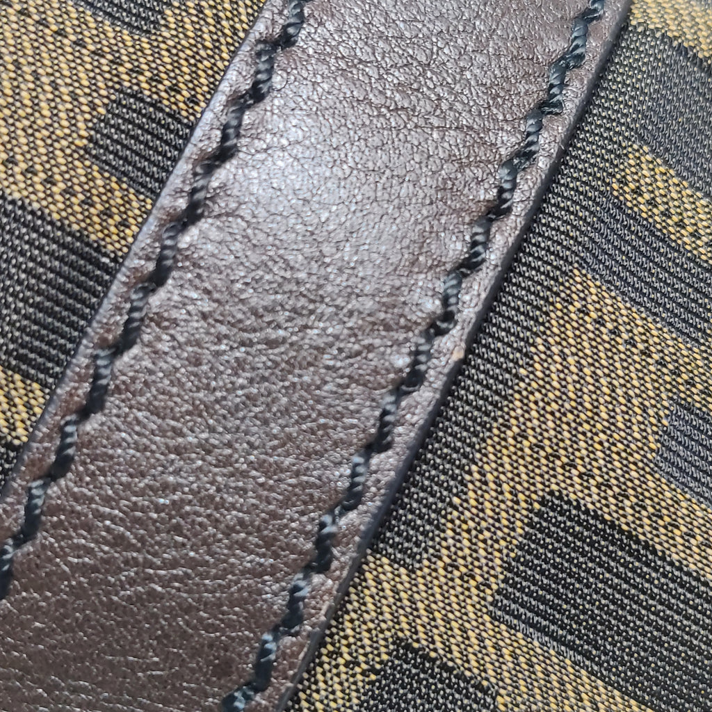 Fendi Zucca Canvas Vertical Shopping Tote