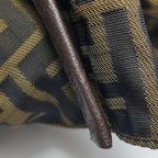 Fendi Zucca Canvas Vertical Shopping Tote