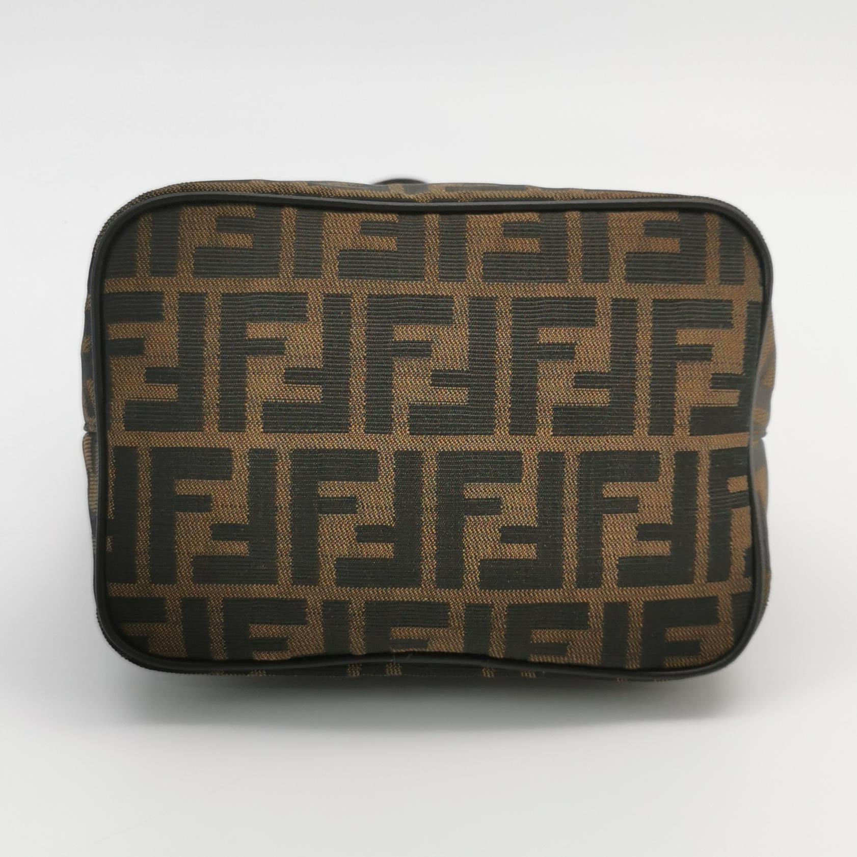 Fendi Zucca Bucket Shoulder Bag
