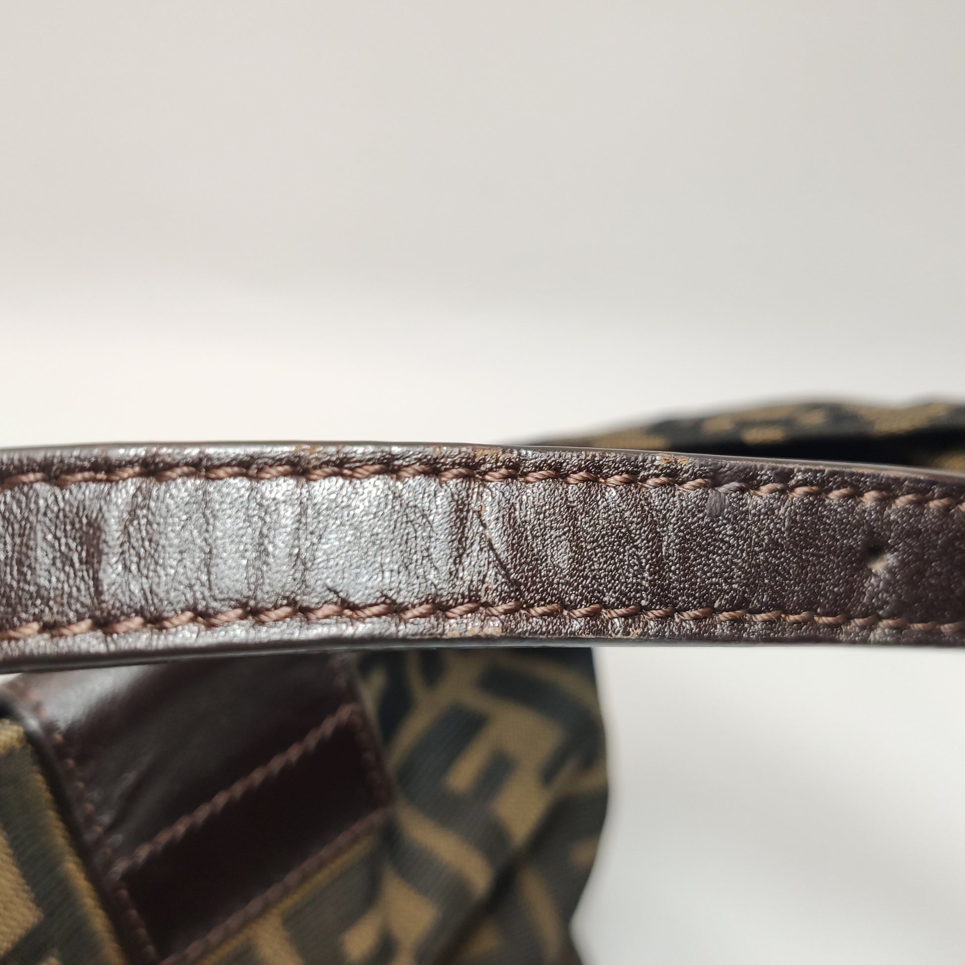 Fendi Zucca Bucket Shoulder Bag