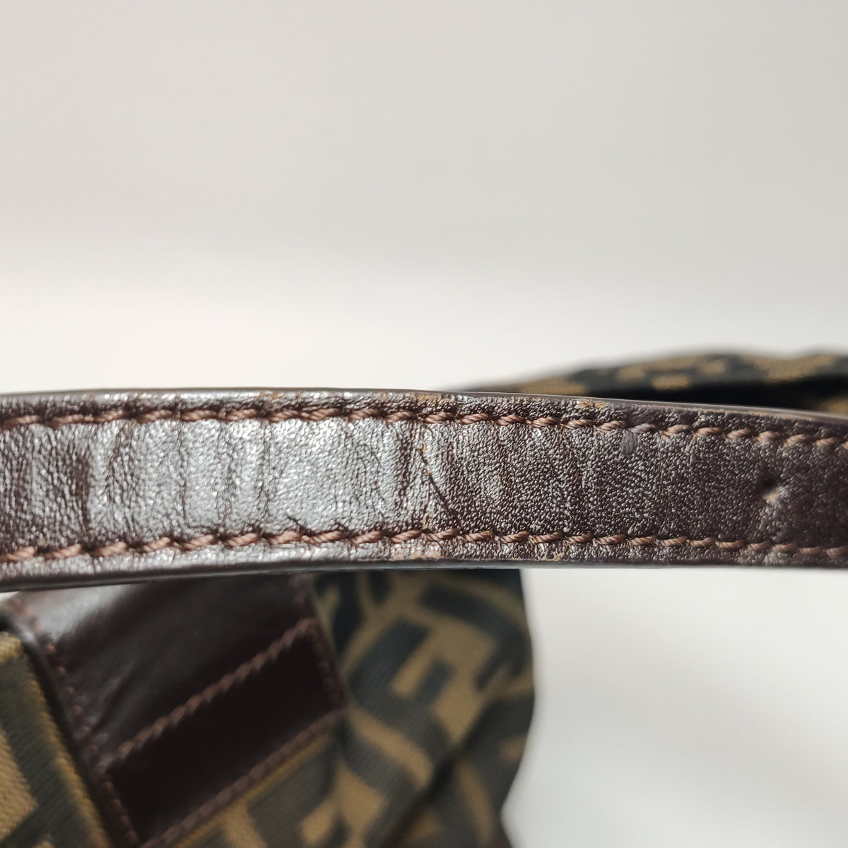 Fendi Zucca Bucket Shoulder Bag